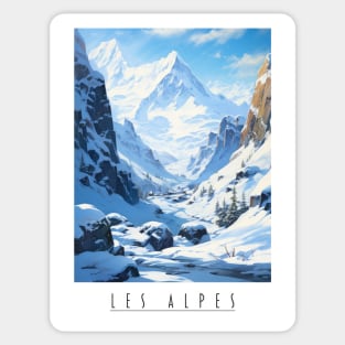 Swiss Alps. Sticker